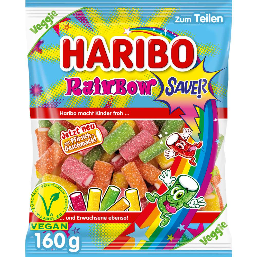 Produktabbildung Haribo Fruchtgummi Rainbow Fizz