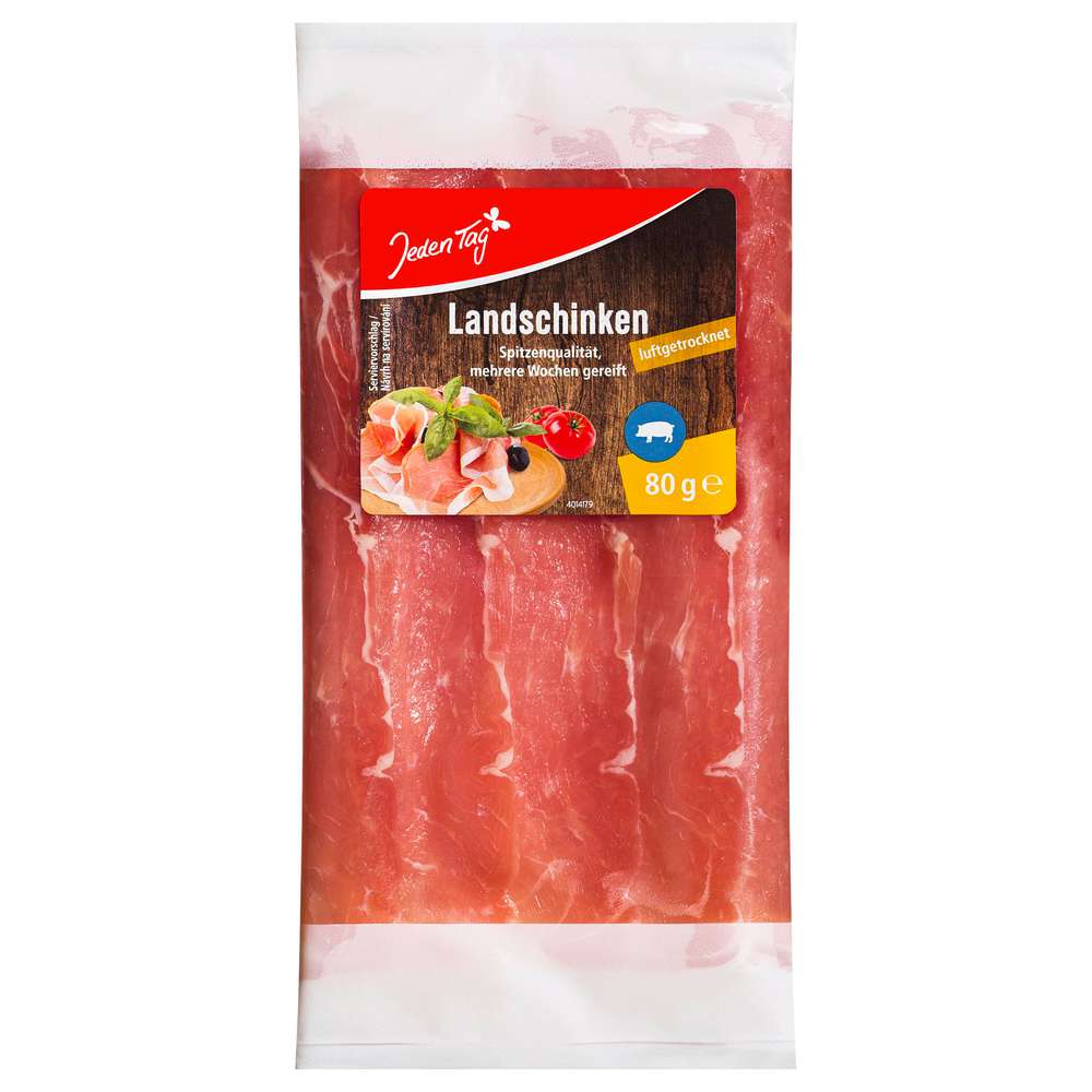 Produktabbildung Jeden Tag Bauernschinken, luftgetrocknet