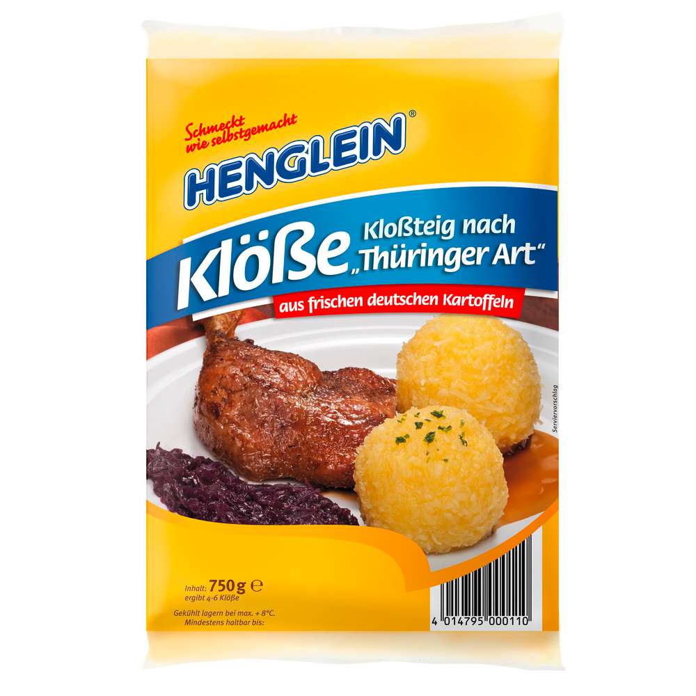 Produktabbildung Henglein Kloßteig, Thüringer Art