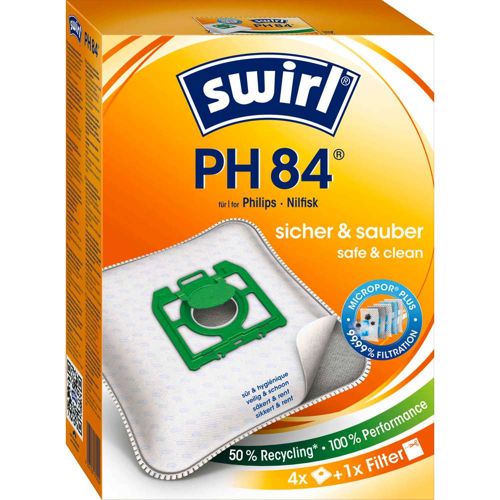 Produktabbildung Swirl Staubsauger-Beutel, PH 84 Pure Air