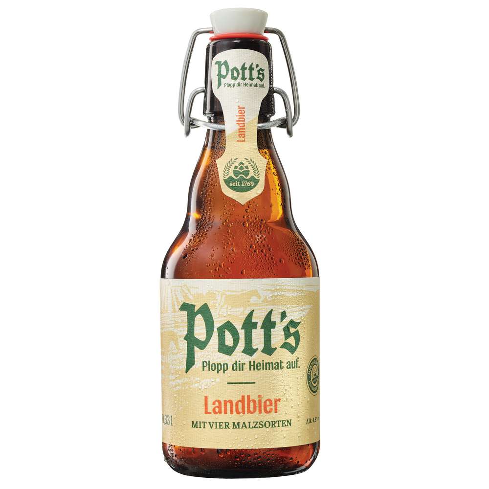 Produktabbildung Potts Landbier 4,8%