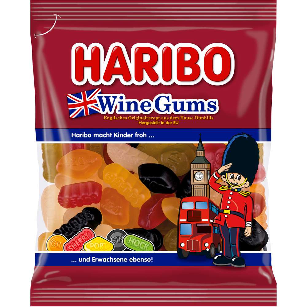Produktabbildung Haribo Fruchtgummi Wine Gums