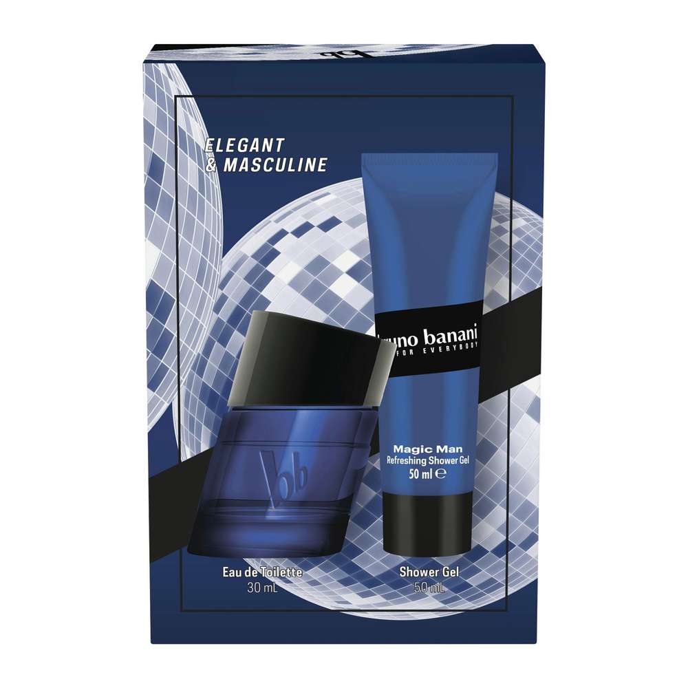Produktabbildung Bruno Banani Geschenk-Set Magic Man, Eau de Toilette/Shower Gel