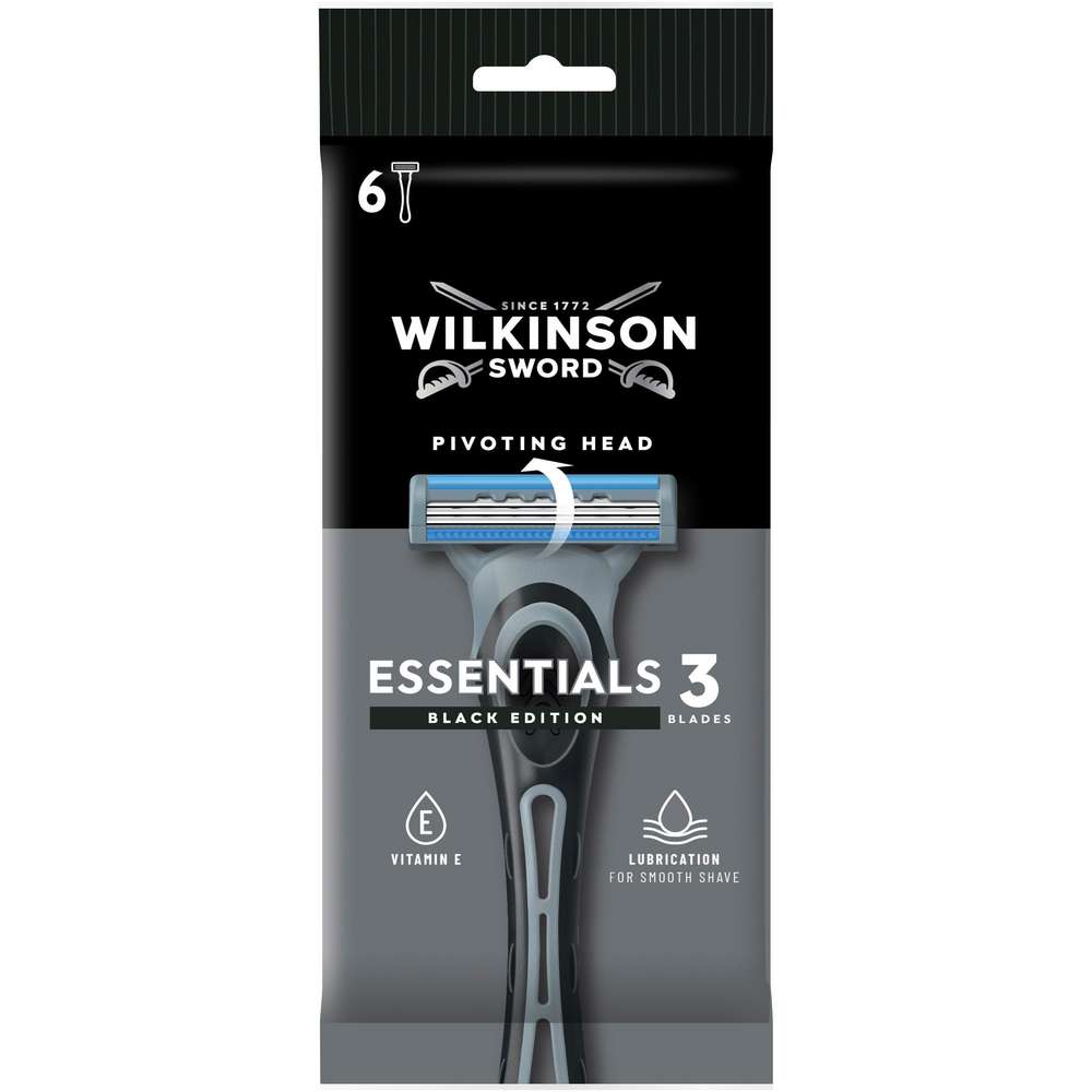 Produktabbildung Wilkinson Einwegrasierer Essential 3 Black Edition
