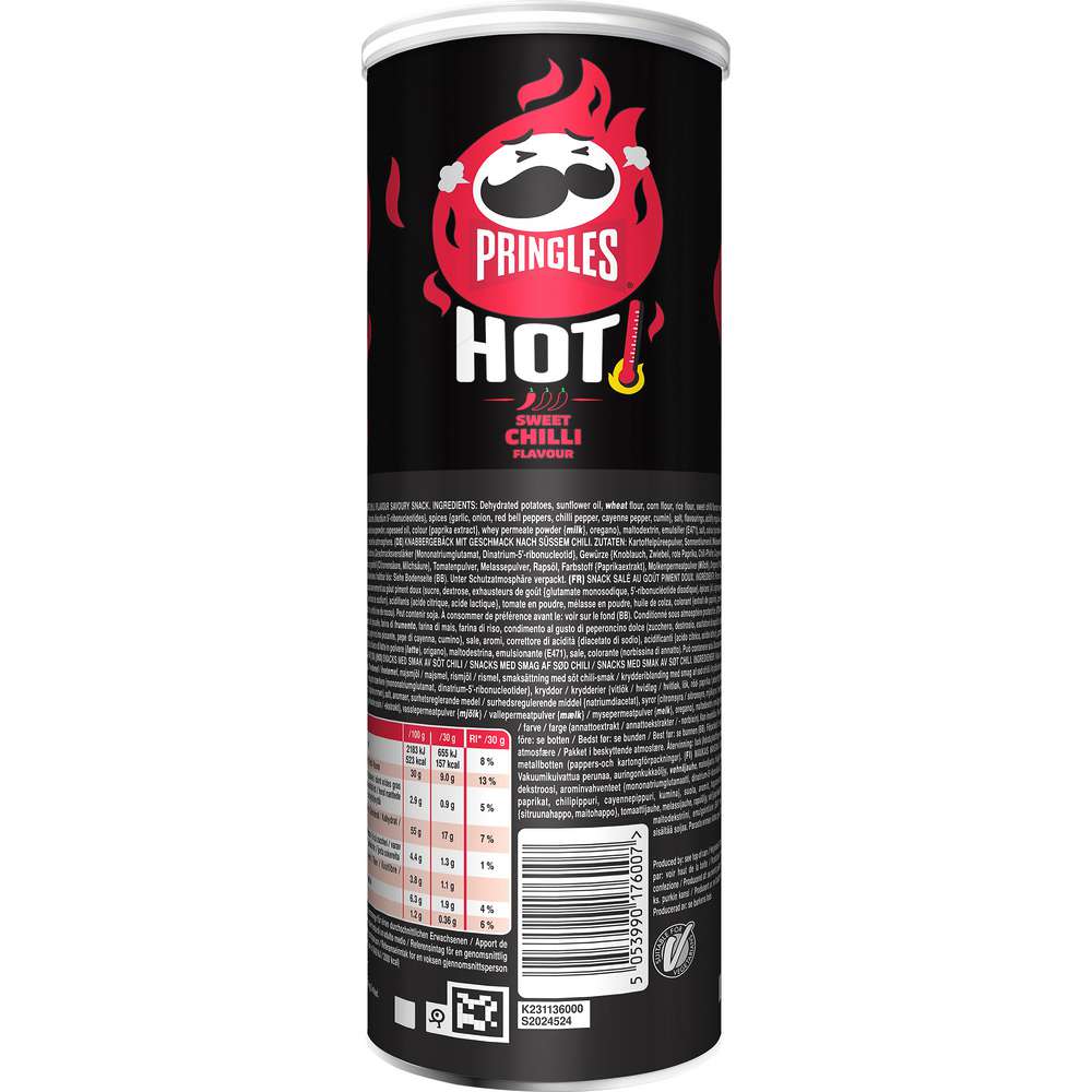 Produktabbildung Pringles Chips, Hot Sweet Chili
