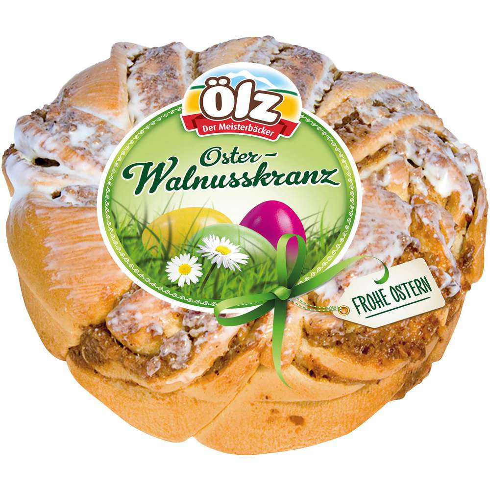 Produktabbildung Rudolf Ölz Meisterbäcker GmbH & Co KG Walnusskranz, Ostern