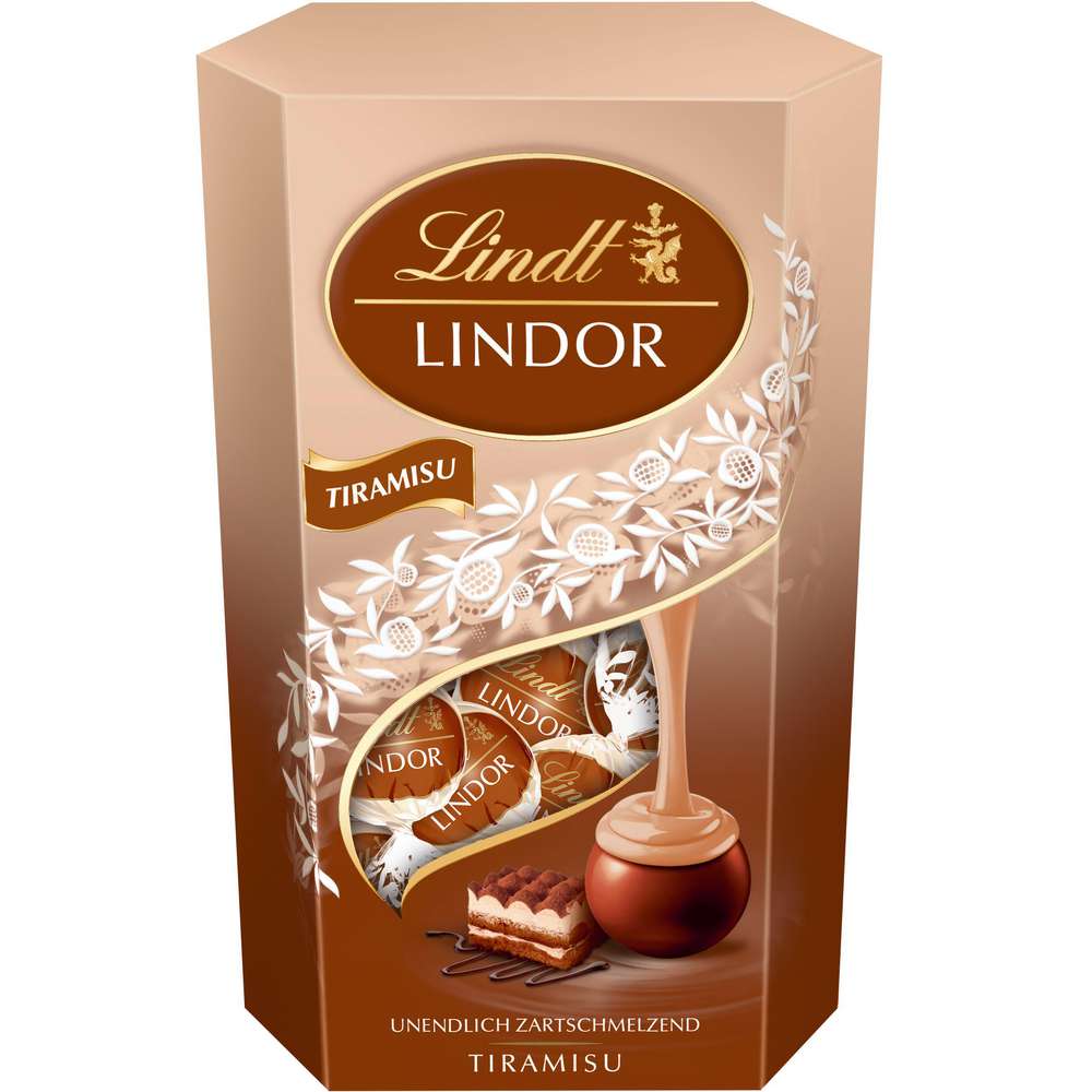 Produktabbildung Lindt Lindor Schokokugeln, Cornet Tiramisu