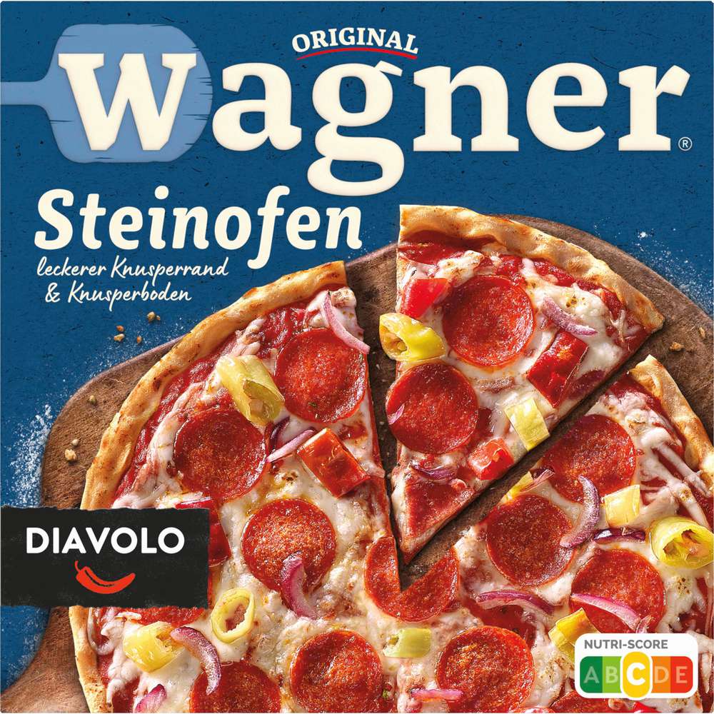 Produktabbildung Wagner Steinofen Pizza Diavolo scharf, tiefgekühlt