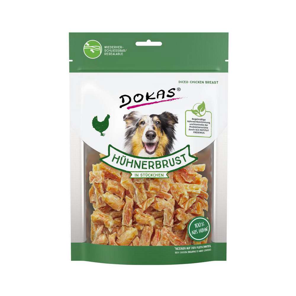 Produktabbildung Dokas Hunde-Snack Hühnerbrust