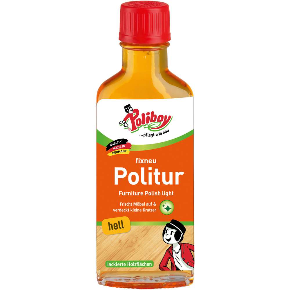 Produktabbildung Poliboy Politur Fixneu, helles Holz