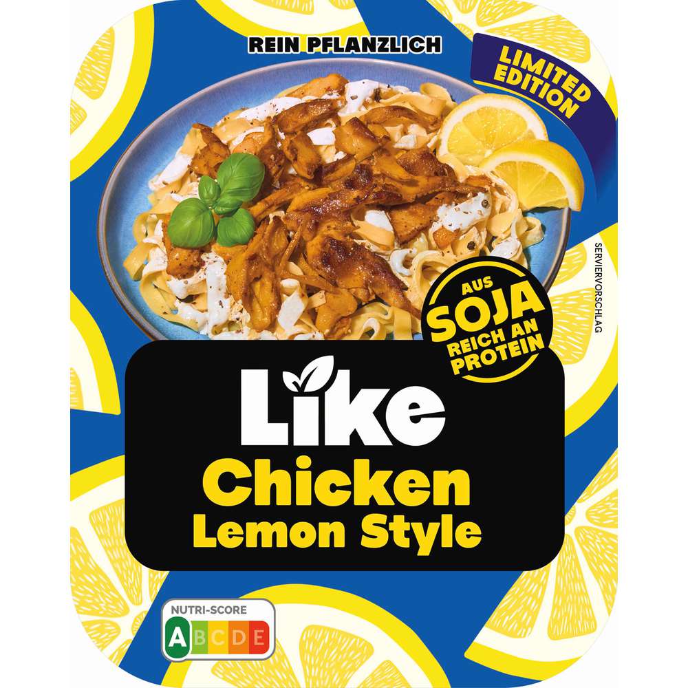 Produktabbildung Like Meat Fertiggericht Chicken Lemon Style