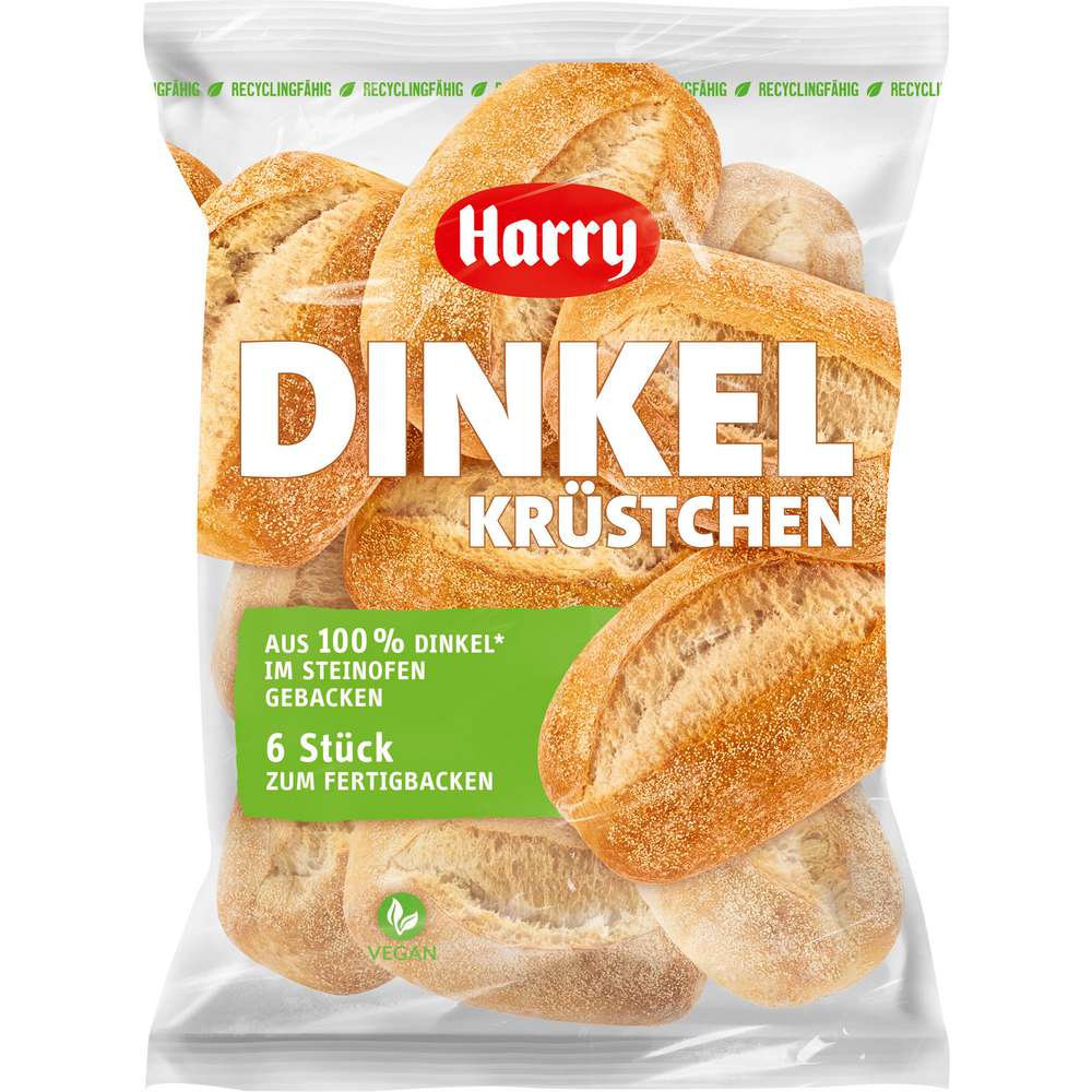 Produktabbildung Harry Dinkel Krüstchen Aufbackbrötchen
