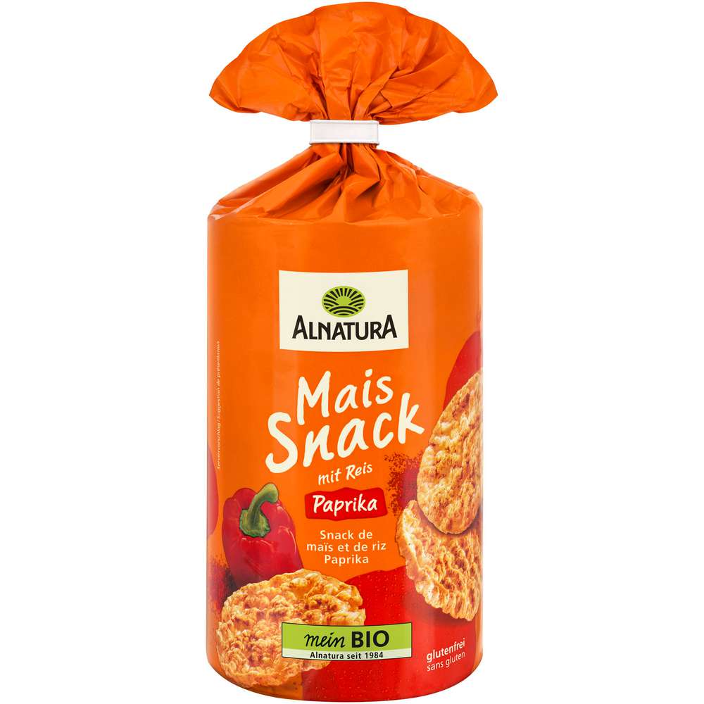 Produktabbildung Alnatura Bio Mais Snack Paprika