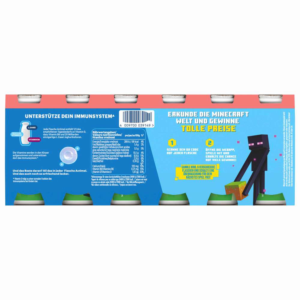 Produktabbildung Danone Actimel Kids XXL, Erdbeer/Banane