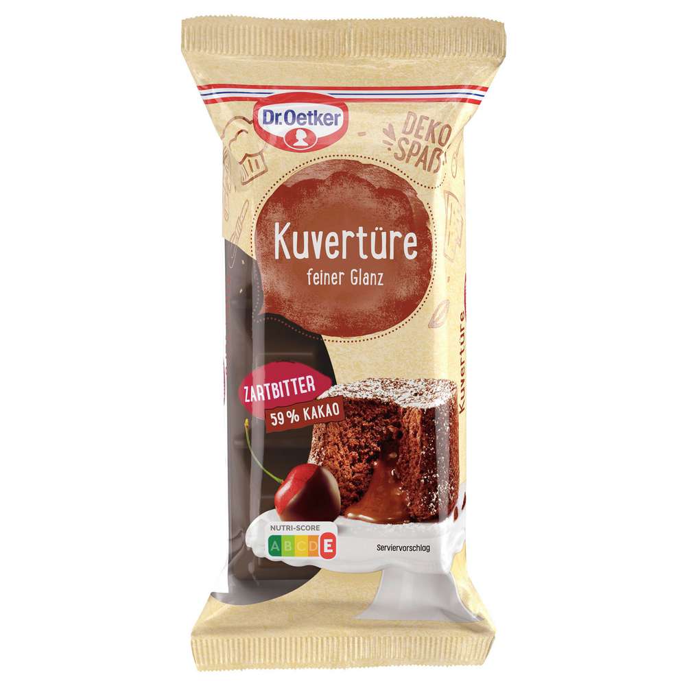 Produktabbildung Dr. Oetker Kuvertüre, Zartbitter