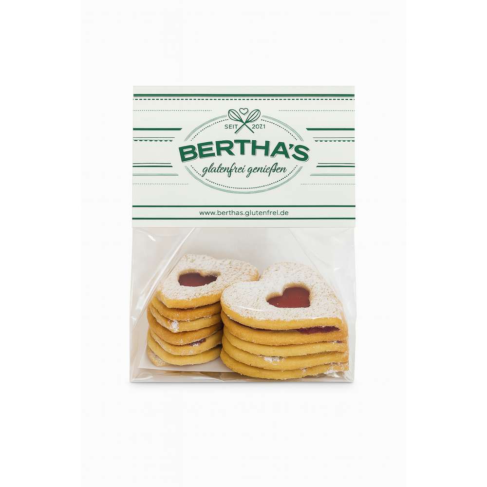 Produktabbildung Bertha's Johannisbeer-Herzen, Glutenfrei