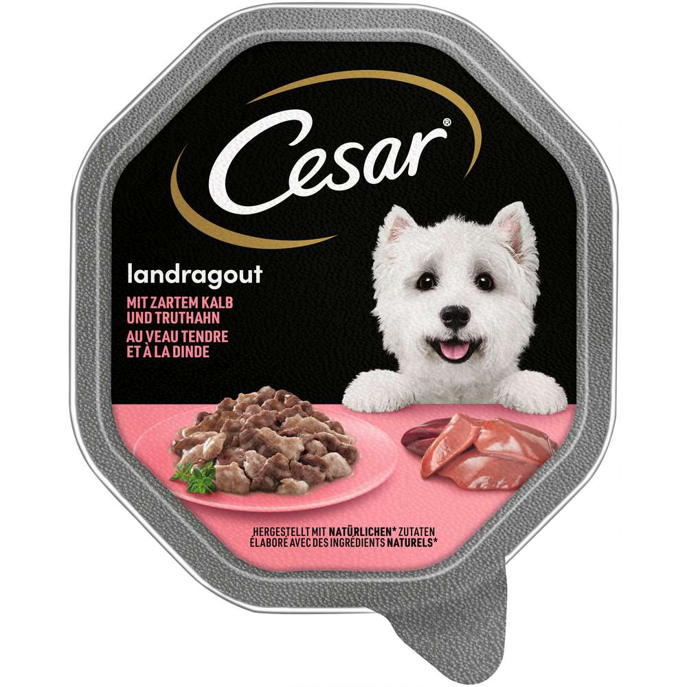 Produktabbildung Cesar Hundefutter, Kalb/Truthahn
