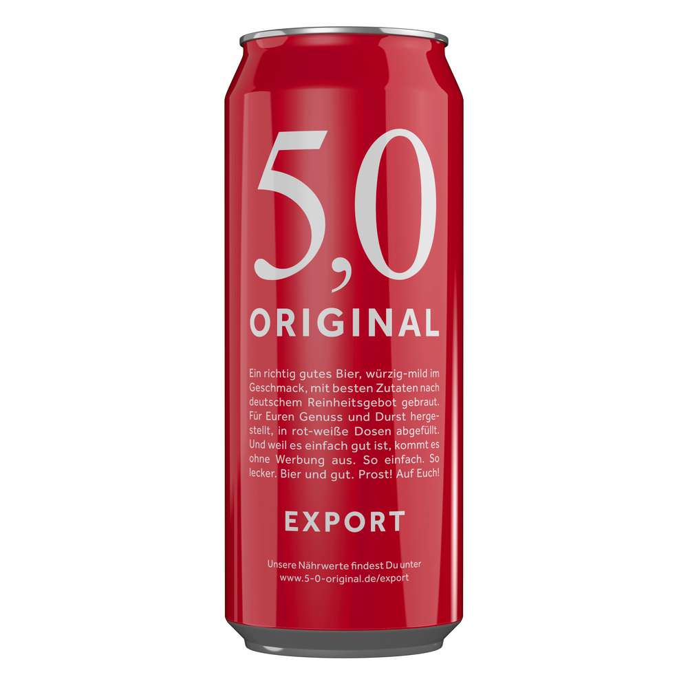 Produktabbildung Oettinger Export Bier, Original 5%