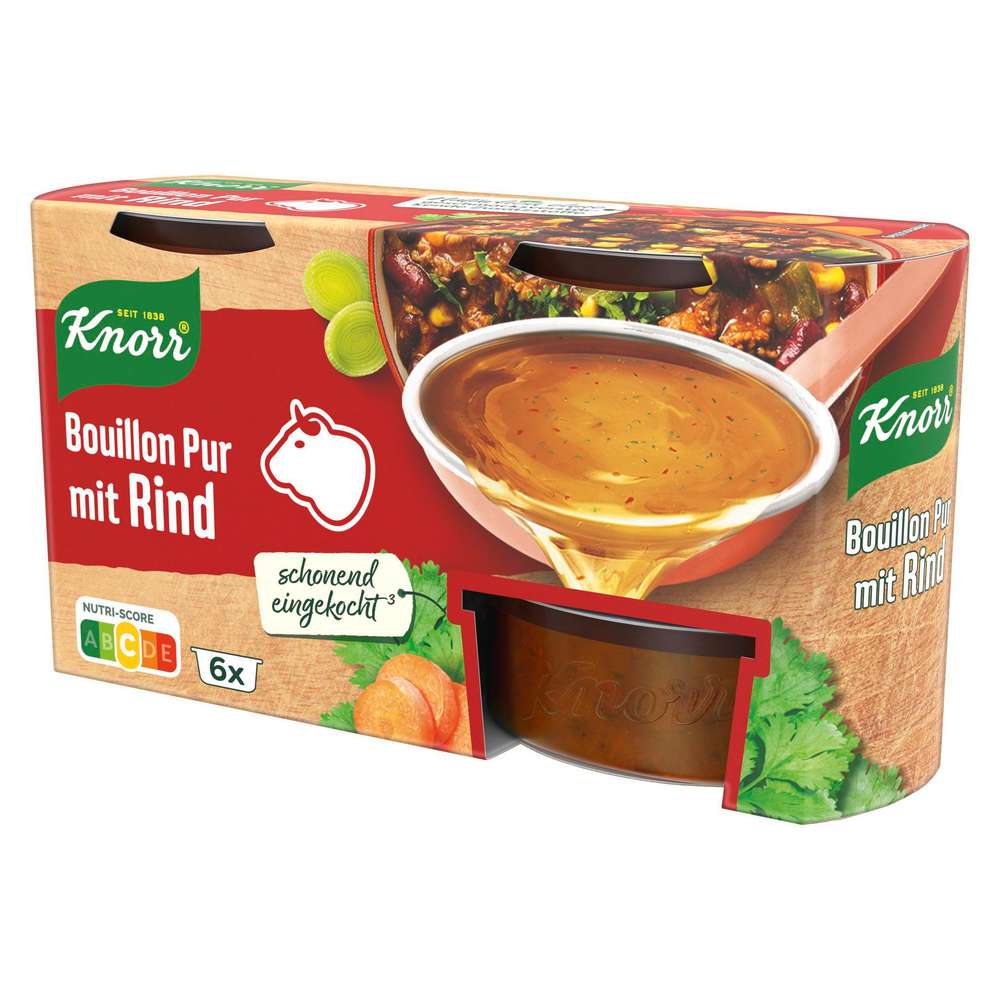 Produktabbildung Knorr Bouillon Pur, Rind