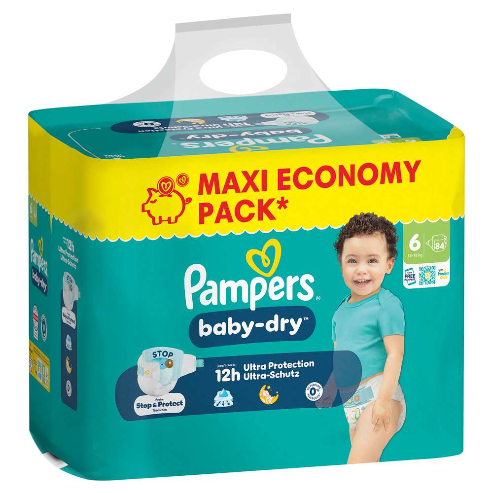 Produktabbildung Pampers Windeln Baby Dry Gr. 6 Junior 13-18 kg,