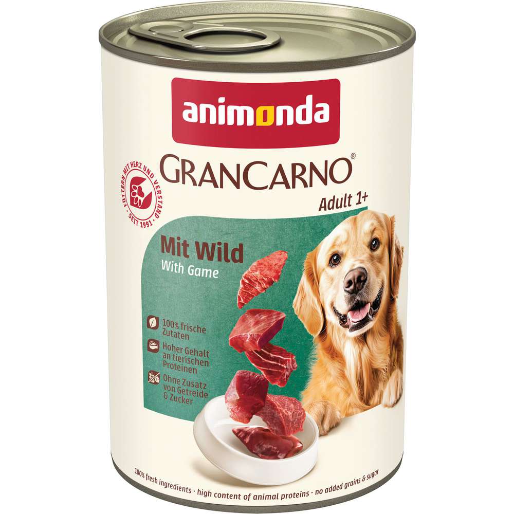 Produktabbildung Gran Crano Hunde-Nassfutter Adult, Rind/Wild