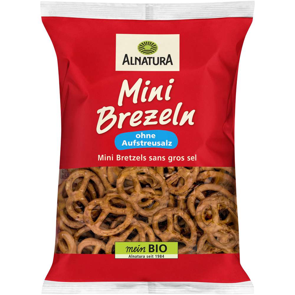 Produktabbildung Alnatura Bio Mini-Brezeln, ohne Aufstreusalz