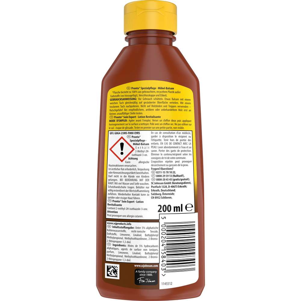 Produktabbildung Pronto Möbel-Balsam, Bienenwachs