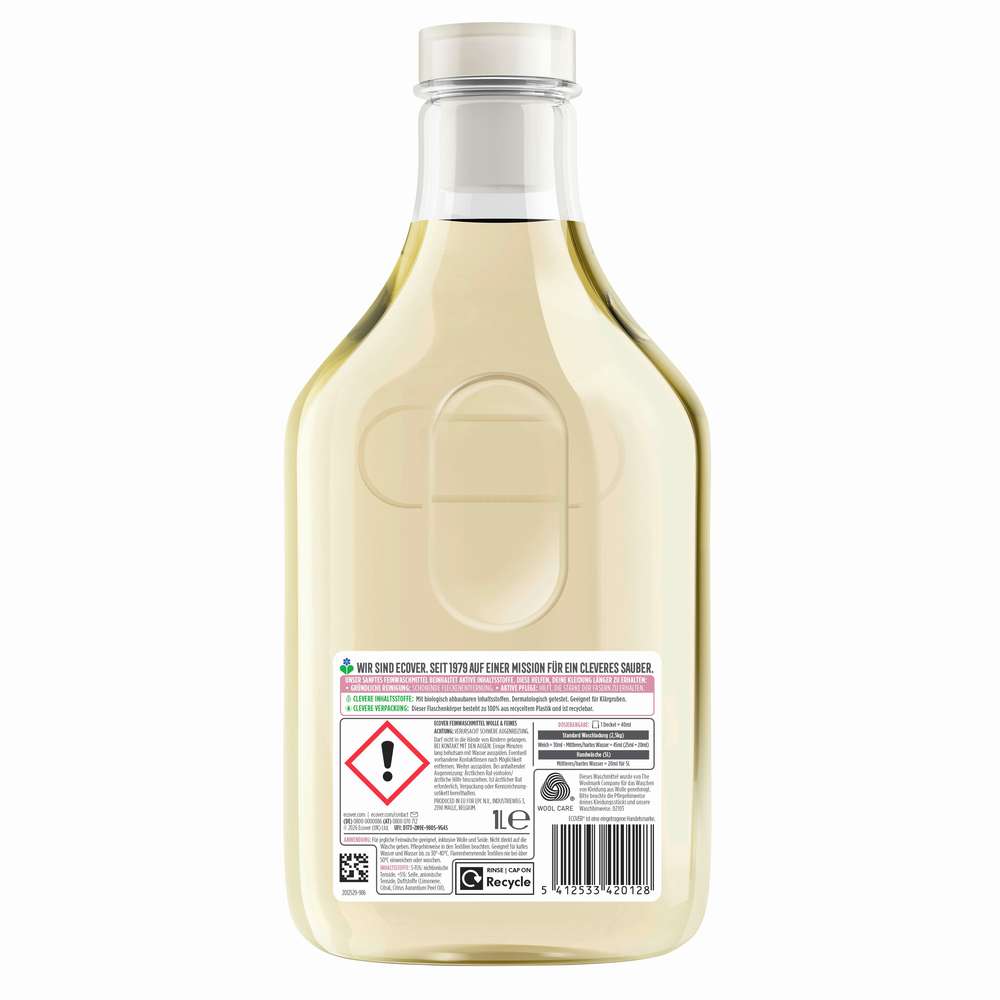Produktabbildung Ecover Fein-Waschmittel, flüssig, Wolle & Feines