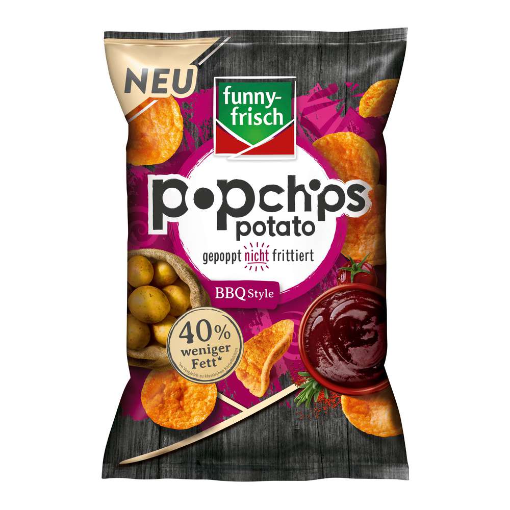 Produktabbildung funny-frisch Popchips BBQ Style