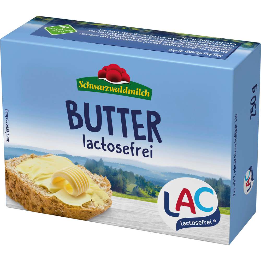 Produktabbildung LAC Süßrahmbutter 82% Fett, laktosefrei