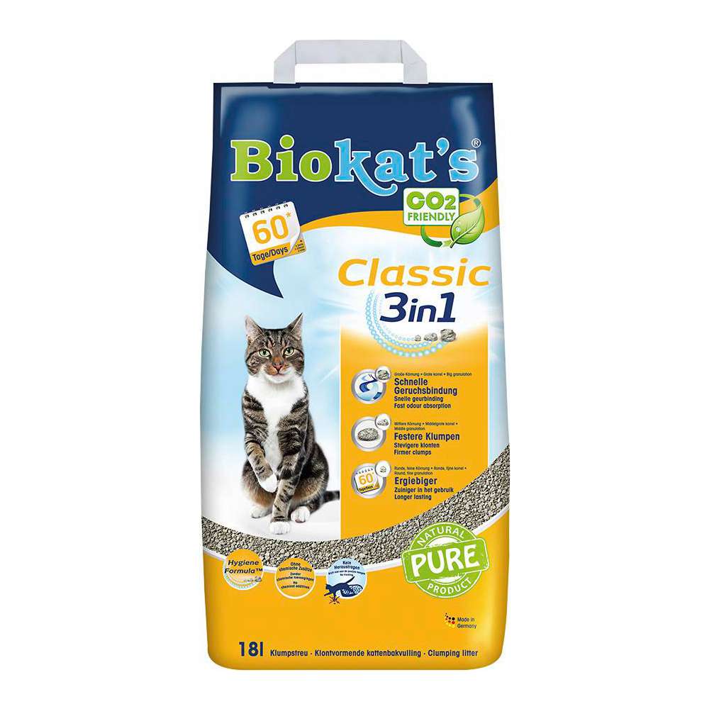 Produktabbildung Biokat's Katzen Klumpstreu, Classic, 3in1