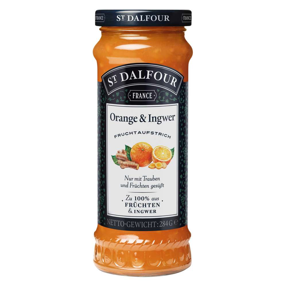 Produktabbildung St. Dalfour Fruchtaufstrich, Ingwer-Orange