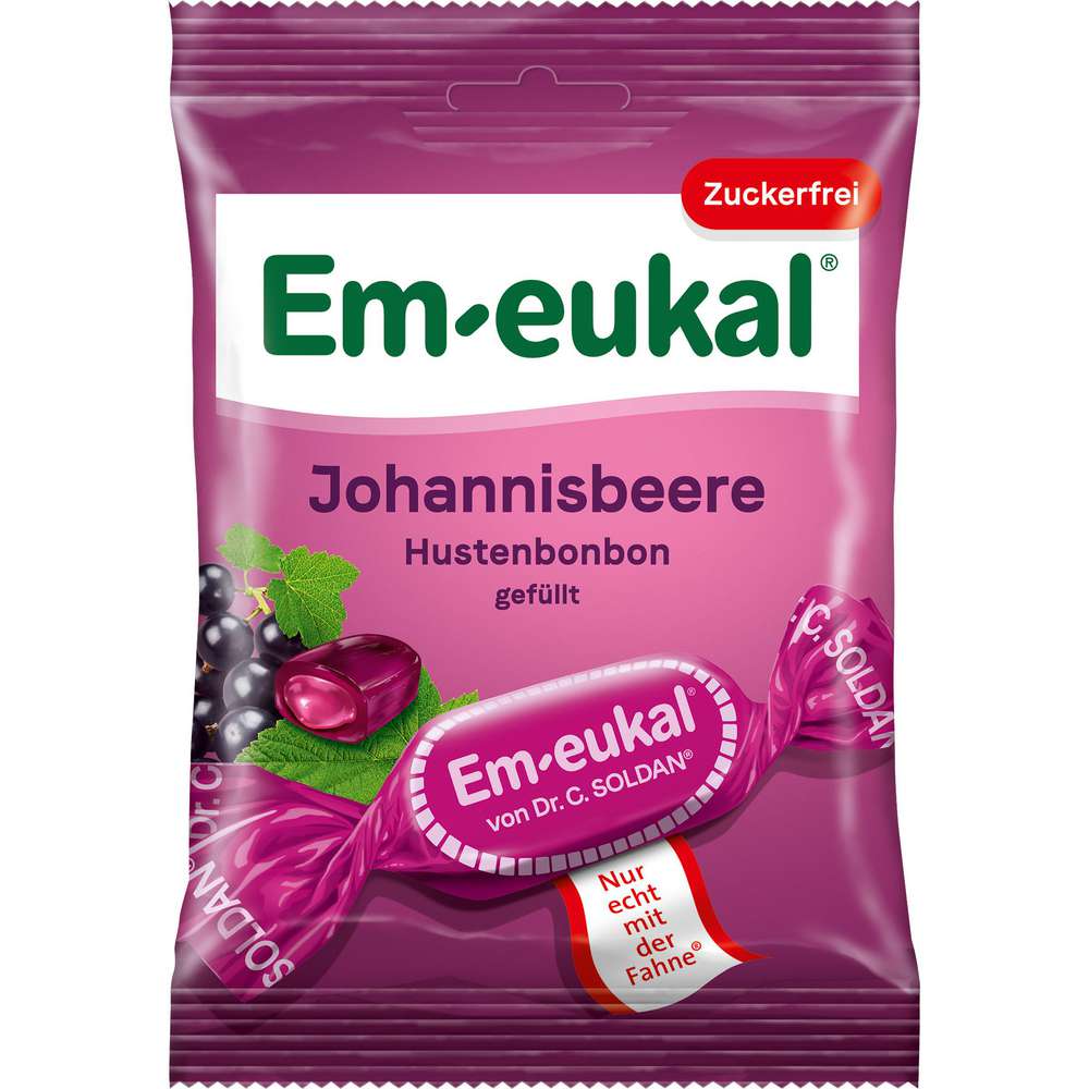 Produktabbildung Em-Eukal Hustenbonbon, Johannisbeere