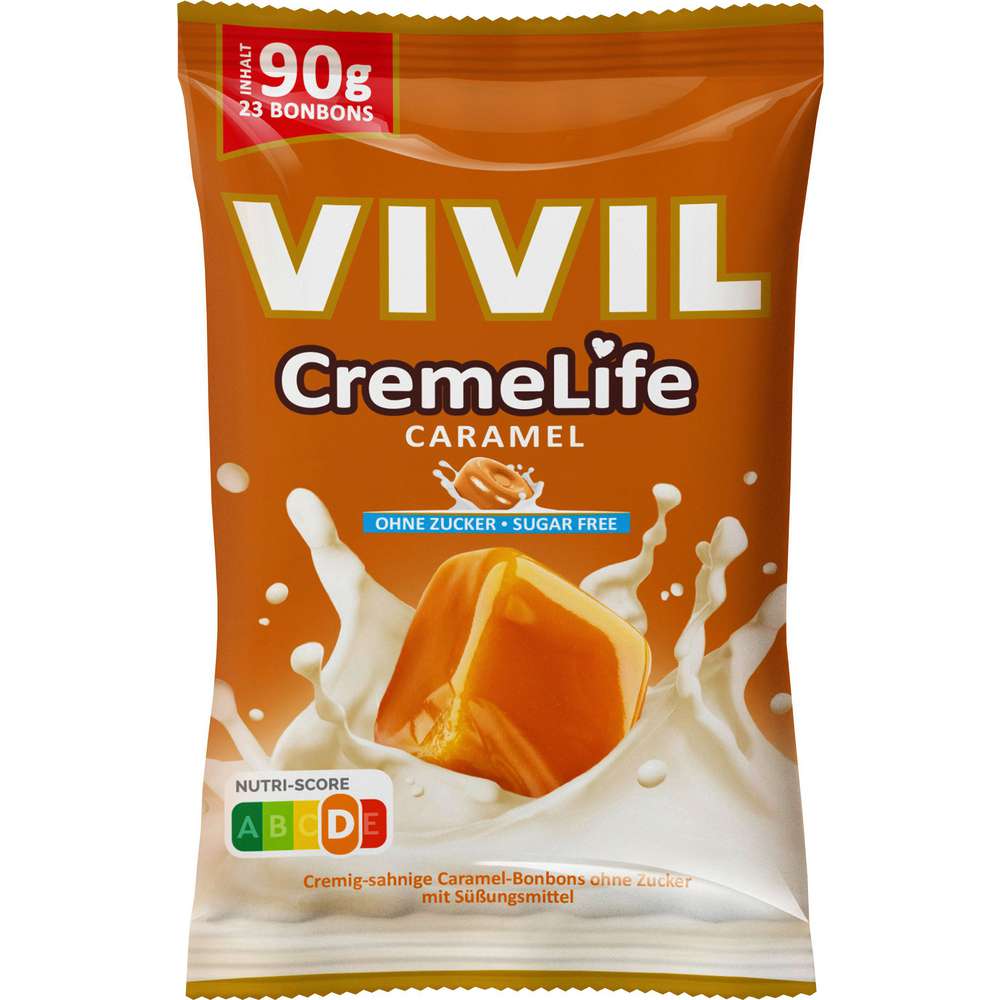 Produktabbildung Vivil Creme Life Classic Bonbons Caramel, ohne Zucker