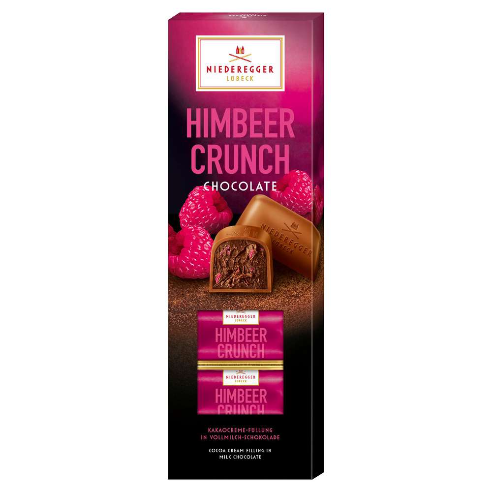 Produktabbildung Niederegger Pralinen, Himbeer Crunch