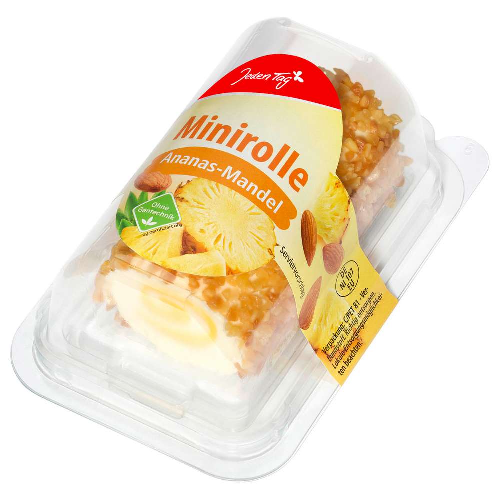 Produktabbildung Jeden Tag Minirolle Ananas-Mandel