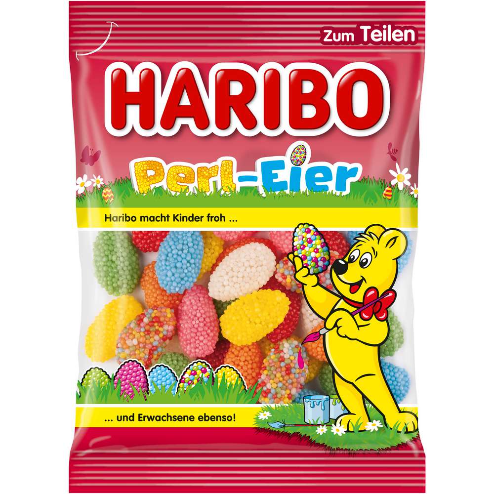 Produktabbildung Haribo Fruchtgummi, Perl Eier