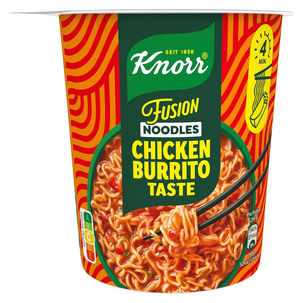 Produktabbildung Knorr Fusion Noodles, Chicken Burrito