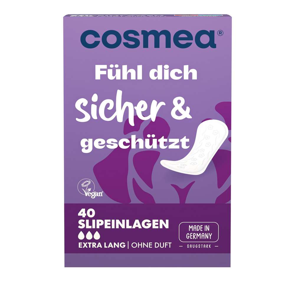 Produktabbildung Cosmea Slipeinlagen Comfort Plus Extra Lang
