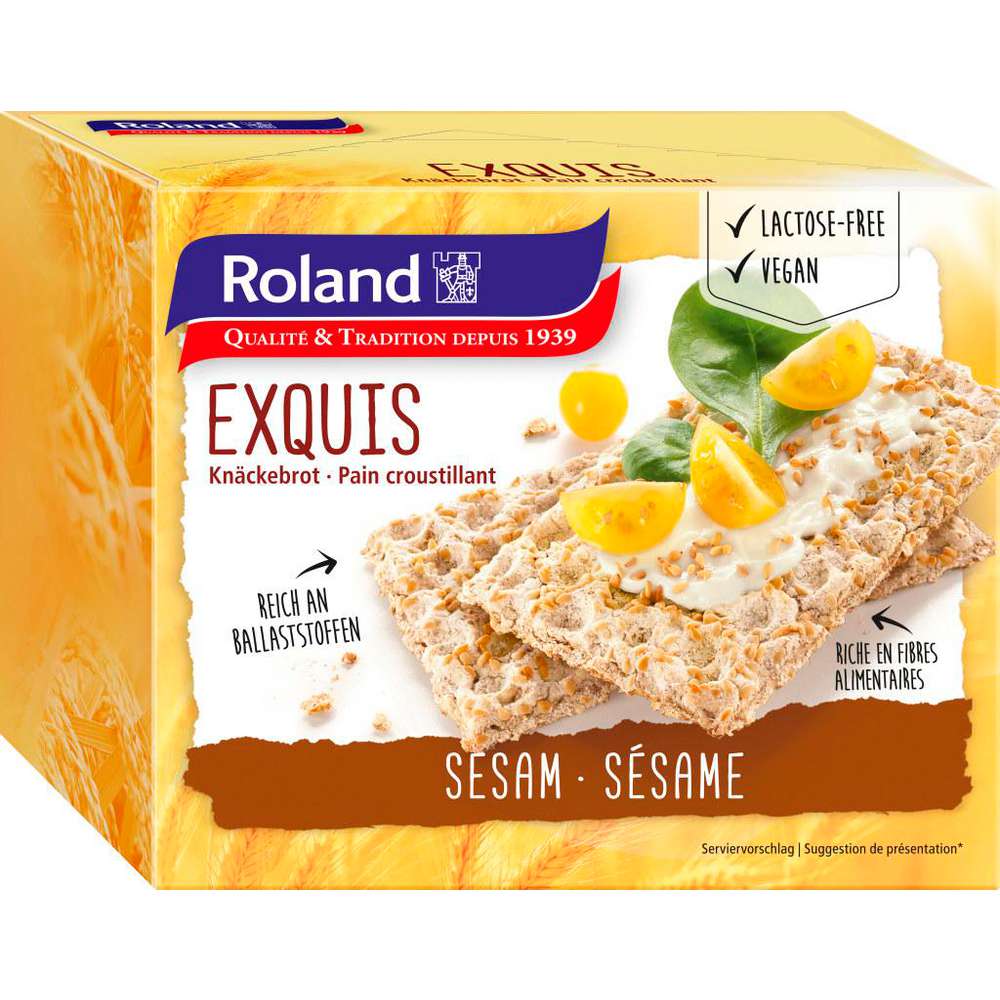 Produktabbildung Roland Knäckebrot Sesam