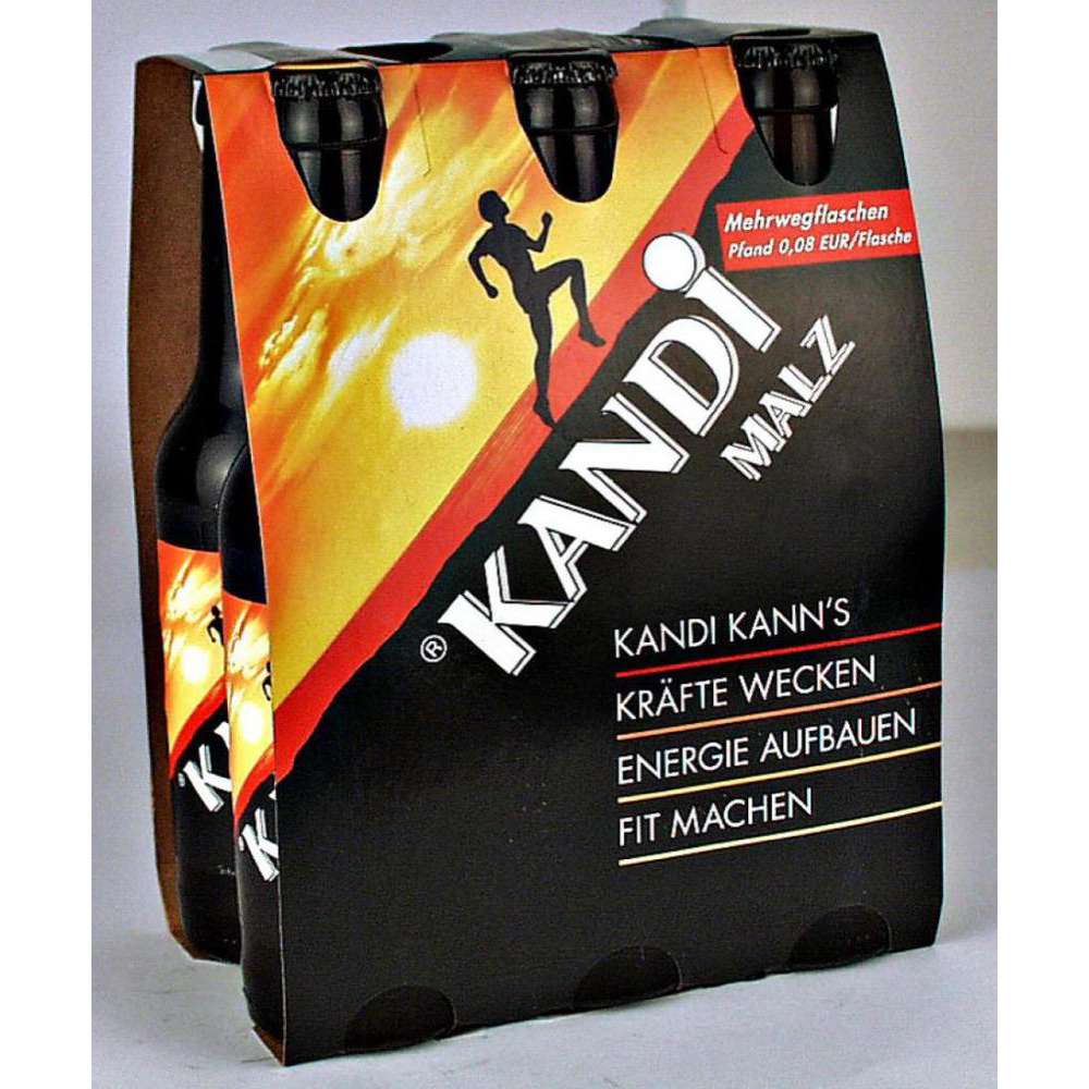 Produktabbildung Kandi Malzbier, 6 x 0,33l (6x 0,330 Liter)