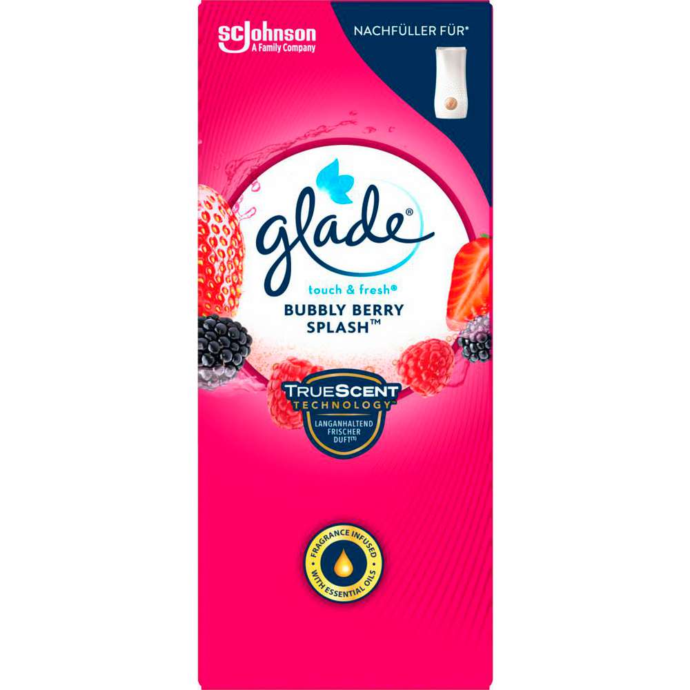 Produktabbildung Glade Lufterfrischer Touch & Fresh Nachfüller, Bubbly Berry Splash