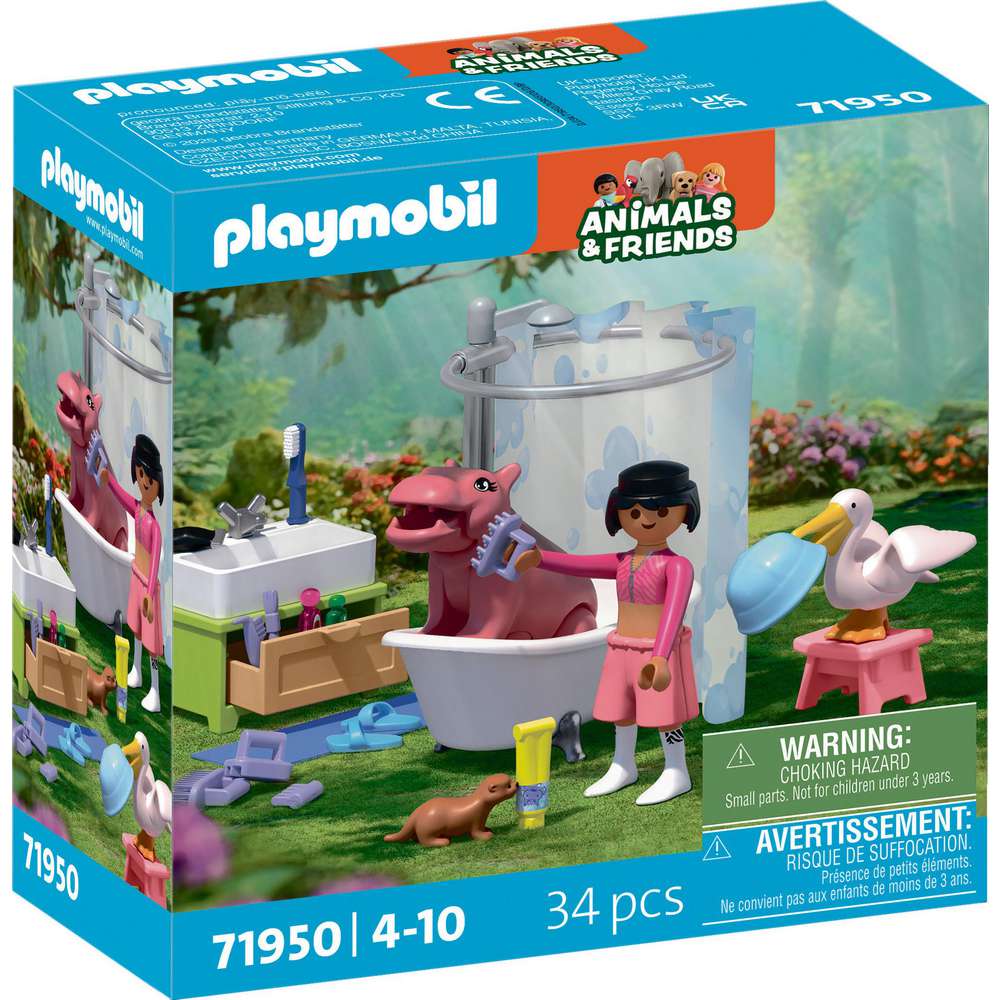 Produktabbildung Playmobil 71950 Tierischer Badespaß
