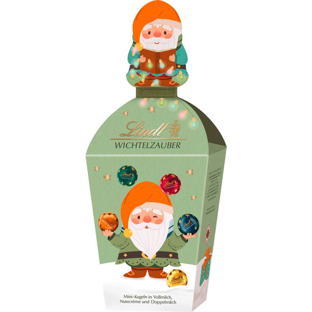 Produktabbildung Lindt Mini-Schokokugeln Mischung, Wichtel Kröcher