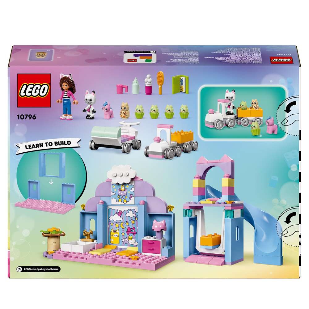 Produktabbildung Lego LEGO Gabbys Puppenhaus Gabbys Kätzchen Öhrchen, Set mit Tieren 10796