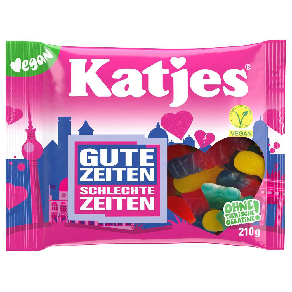 Produktabbildung Katjes Fruchtgummi GZSZ, vegan
