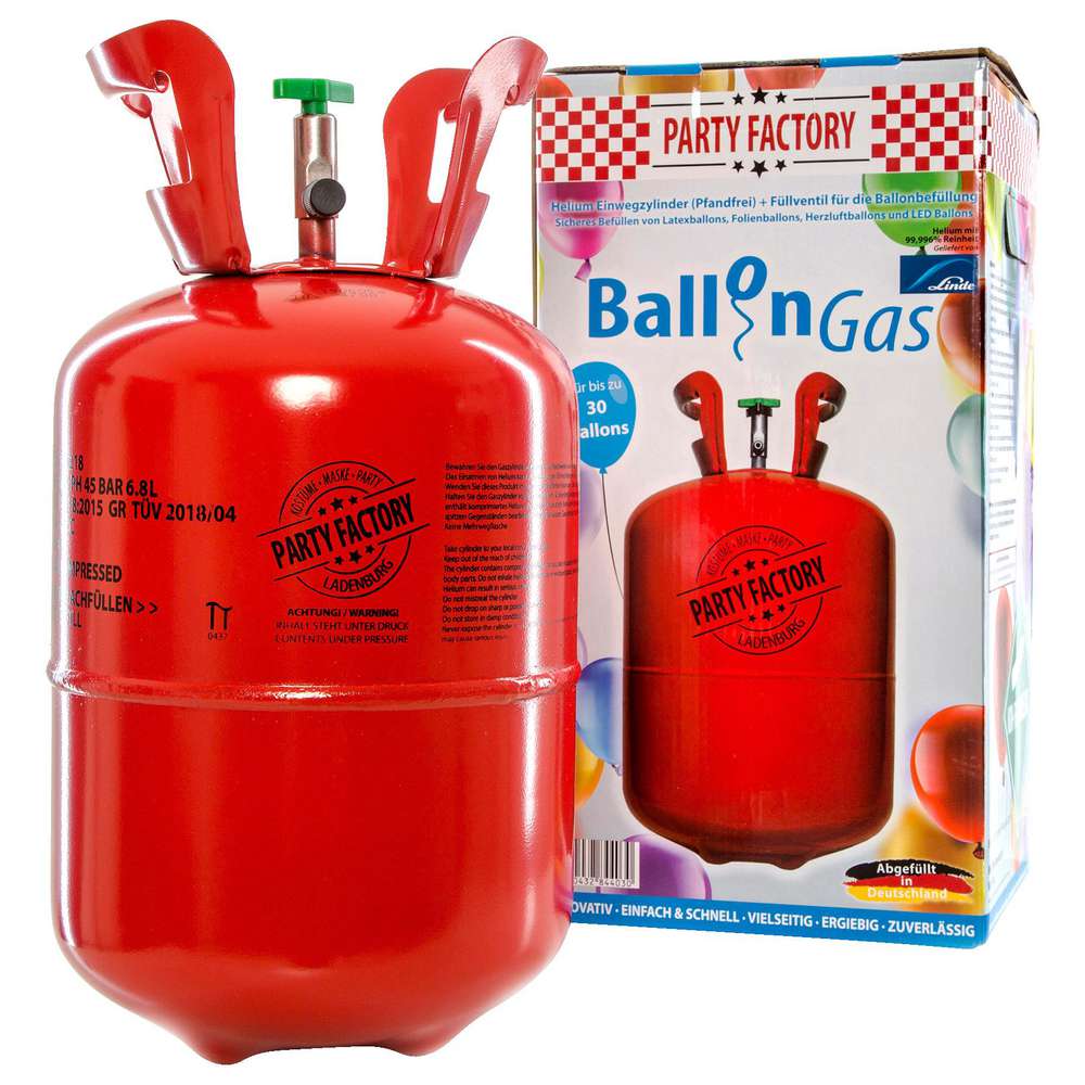Produktabbildung amscan Ballon-Gas Kanister für 30 Ballons