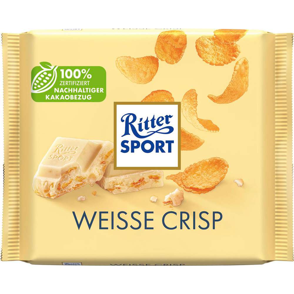 Produktabbildung Ritter Sport Tafelschokolade, Weisse Crisp