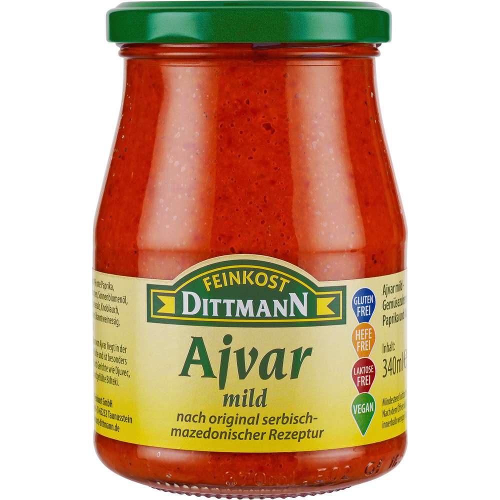 Produktabbildung Feinkost Dittmann Ajvar, mild
