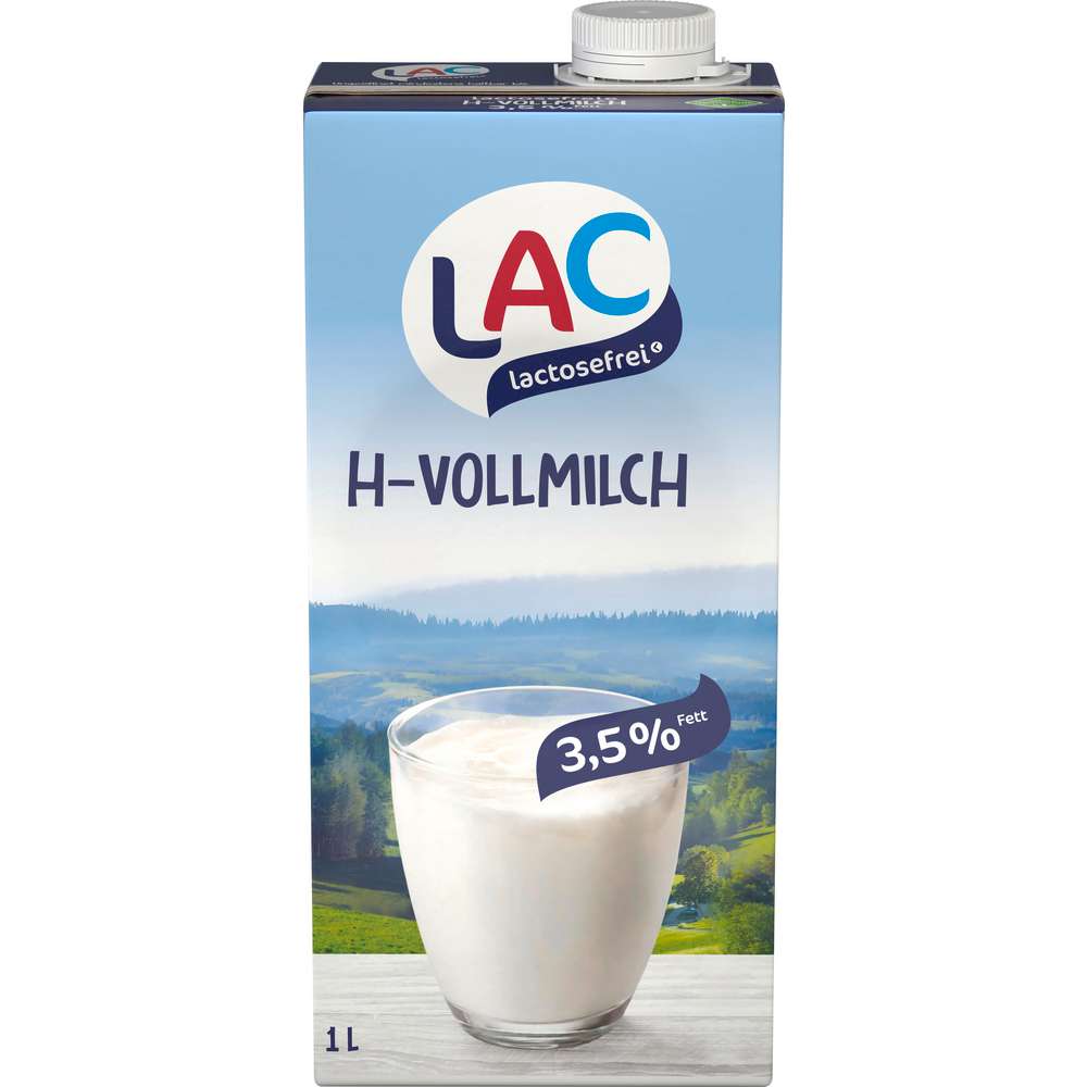 Produktabbildung LAC H-Milch 3,5%, laktosefrei